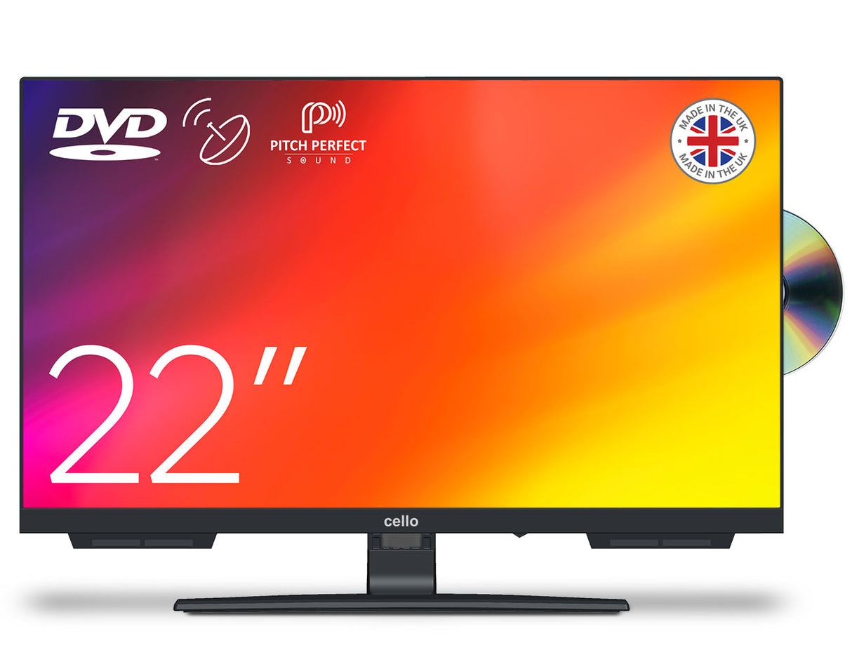 22” Full HD TV with built-in DVD Player & Perfect Pitch Sound