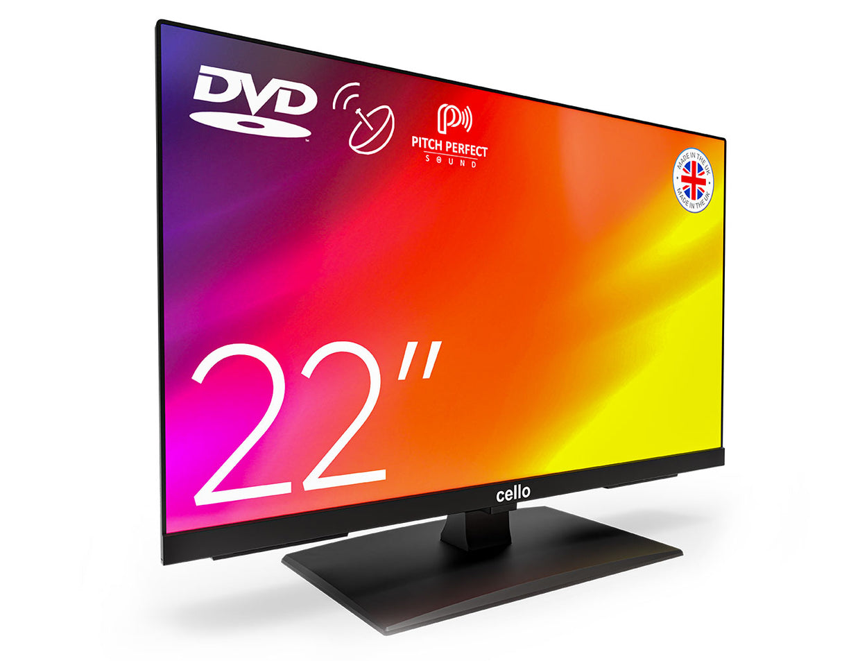 22” Full HD TV with built-in DVD Player & Perfect Pitch Sound