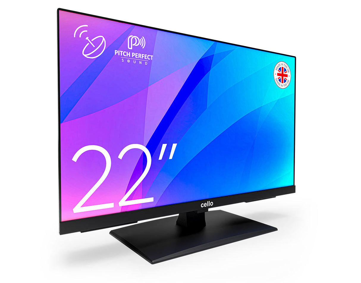 22” Full HD TV with Perfect Pitch Sound & Satellite Tuner