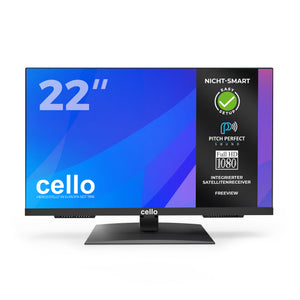 22-Zoll-Full-HD-Fernseher mit Perfect Pitch Sound und Satellitentuner