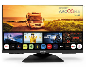 22″ Smart WebOS 12-Volt Full HD-Fernseher mit Perfect Pitch Sound