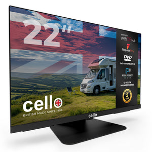 C2224WSF-TRAV   22″ Smart WebOS 12-Volt TV with DVD & Perfect Pitch Sound