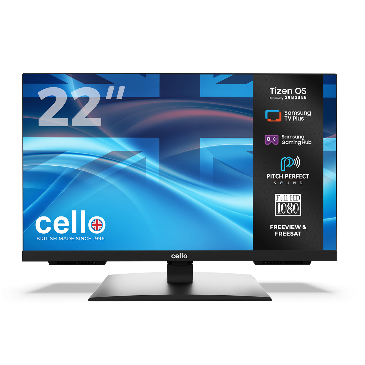 22 inch Smart Samsung Plus TV with Frameless Bezel