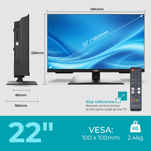 22 inch Smart Samsung Plus TV with Frameless Bezel