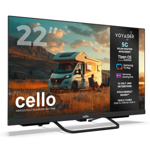 22-Zoll-VOYAGER-Smart-TV von Samsung Plus mit integriertem 5G-WLAN-Router