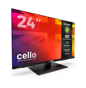 24” HD TV with built-in DVD Player & Perfect Pitch Sound