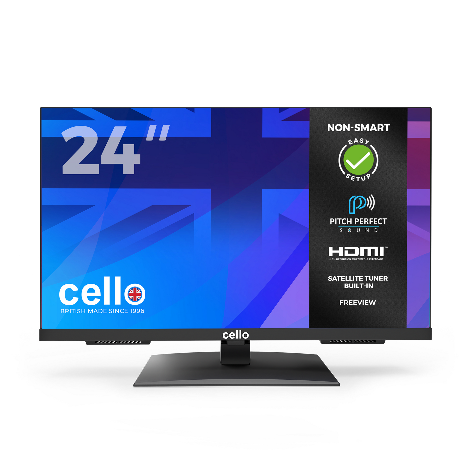 24″ Full HD TV Freeview Play & Perfect Pitch Sound