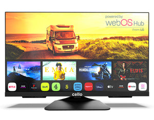 24″ Smart WebOS TV 12-Volt Traveller TV with Freeview Play