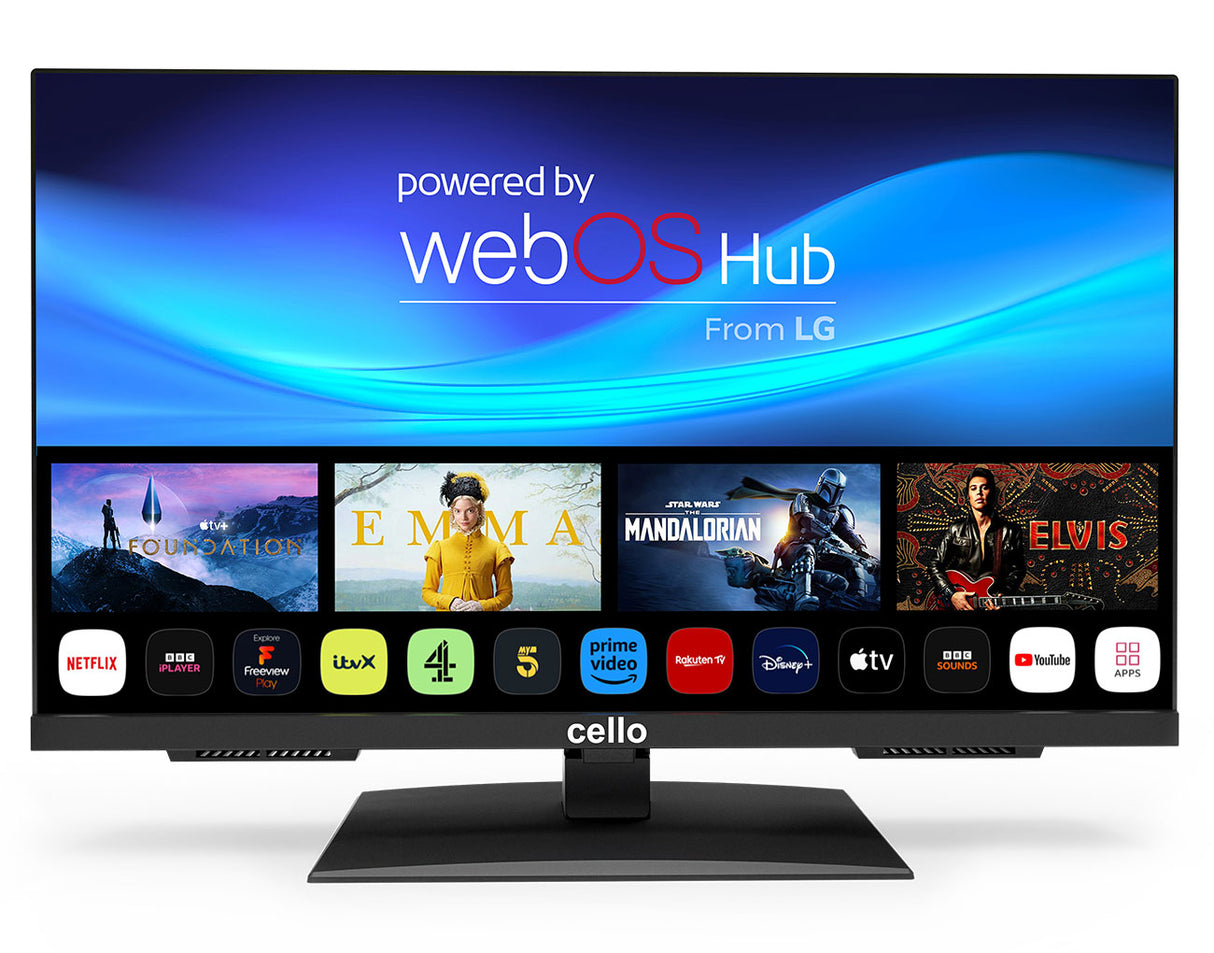 24″ Smart WebOS TV with Freeview Play & Perfect Pitch Sound