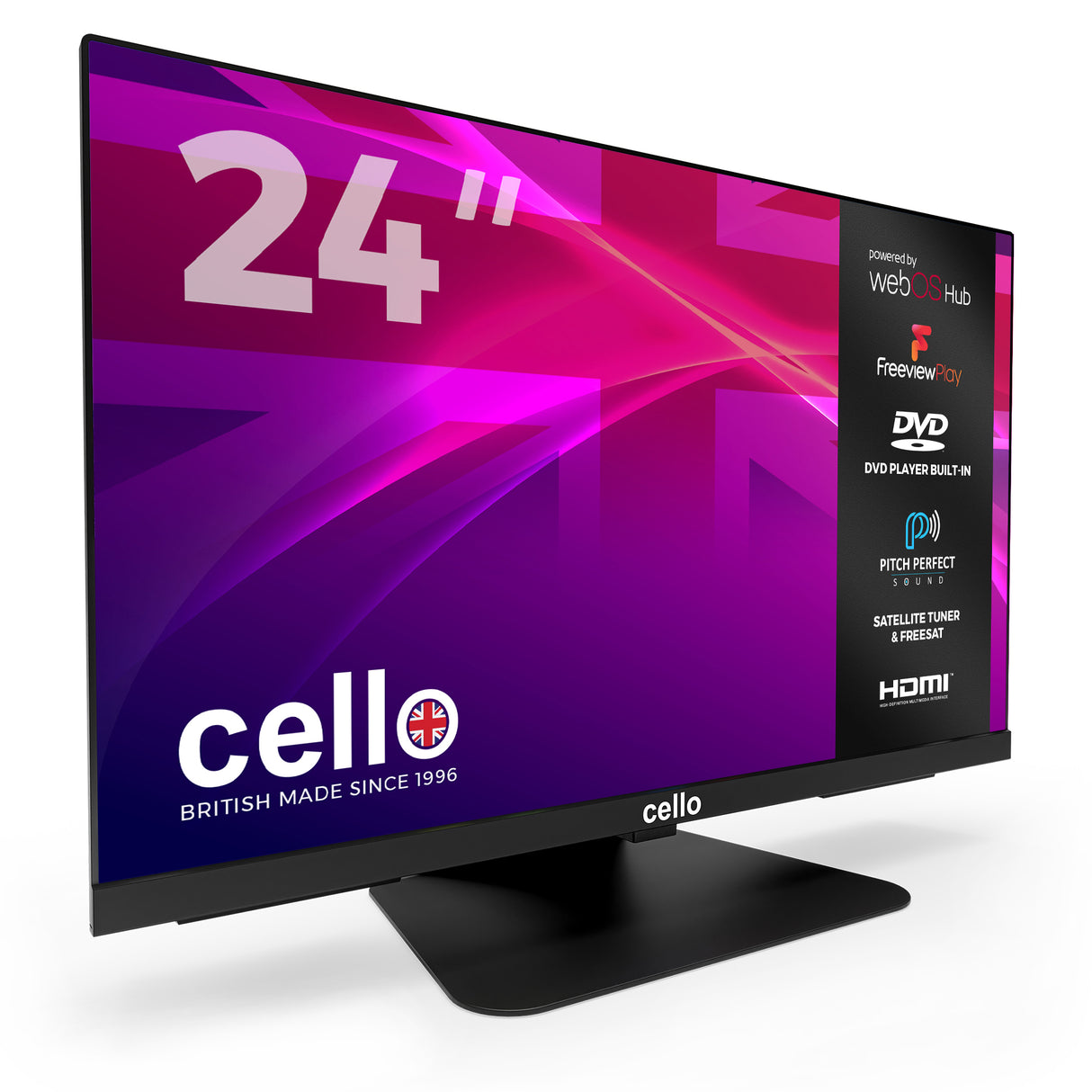 24″ Smart WebOS TV & DVD