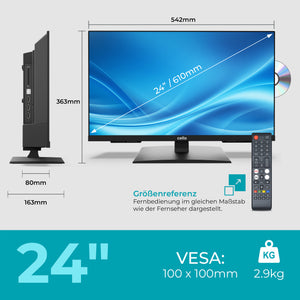 24 Zoll Smart Samsung Plus TV mit DVD-Player (DE)