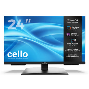 24 Zoll Smart Samsung Plus TV mit rahmenlosem Design