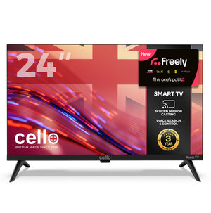 24 inch Smart Roku Frameless TV with Freely TV