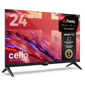 24 inch Smart Roku Frameless TV with Freely TV