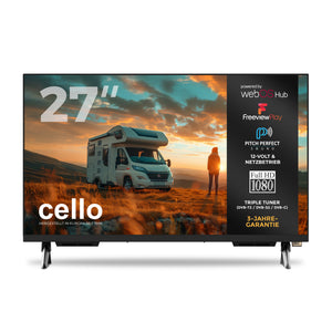 27″ Smart WebOS TV 12-Volt Traveller TV mit Freeview Play