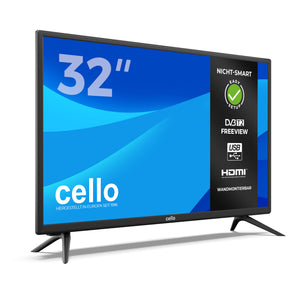32-Zoll-HD-Ready-LED-Digitalfernseher mit integriertem Freeview T2 HD