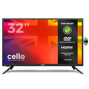 32" HD Ready LED TV with DVD Player and Freeview T2 HD