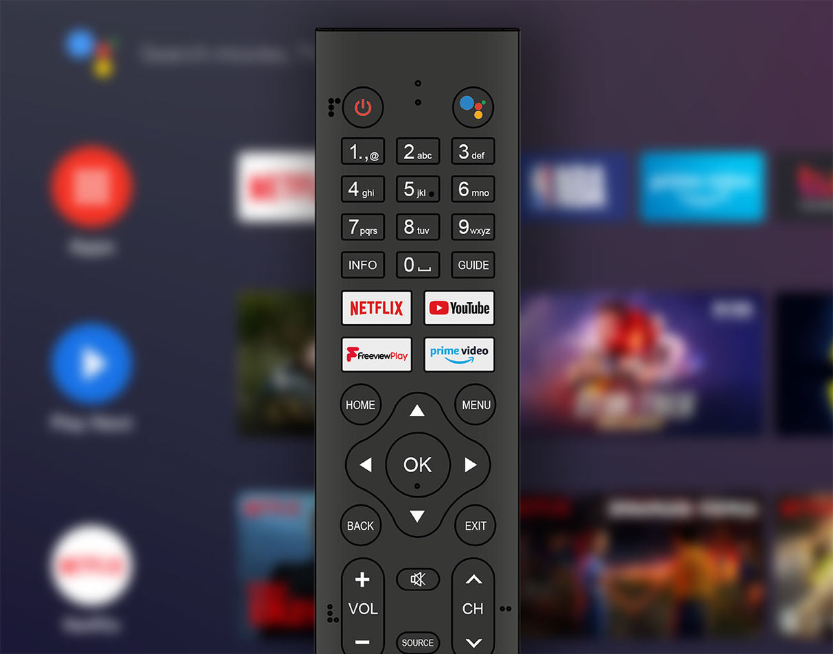 43" 4K UHD Smart Google TV with Google Assistant and Freeview Play