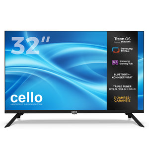 32 Zoll Smart Samsung Plus TV mit rahmenlosem Bildschirm (DE)