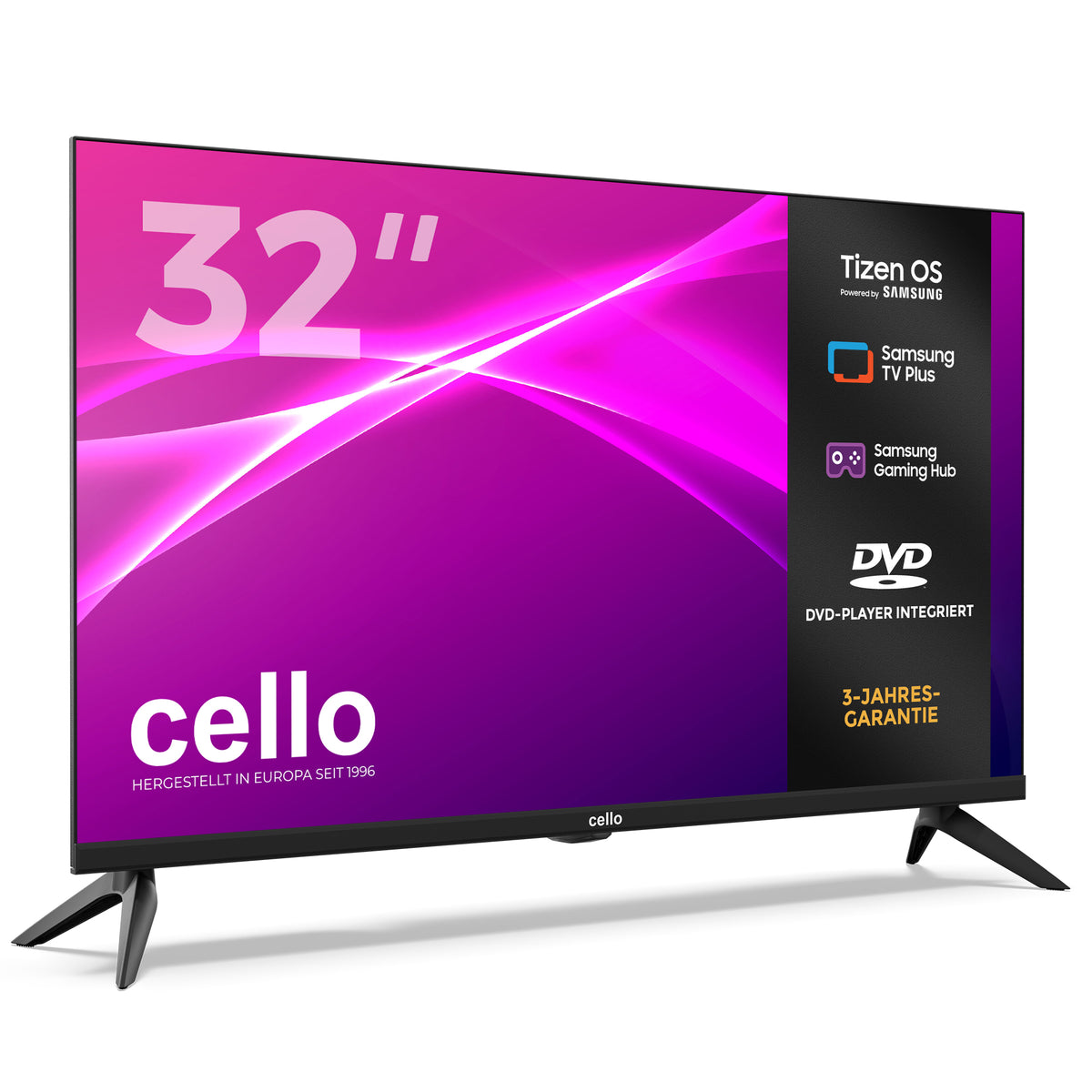 32 inch Smart Samsung Plus TV with DVD Player (DE)