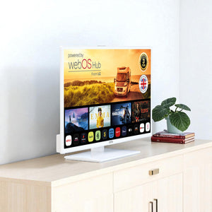 32″ Smart WebOS 12-Volt Traveller TV (weißes Gehäuse)