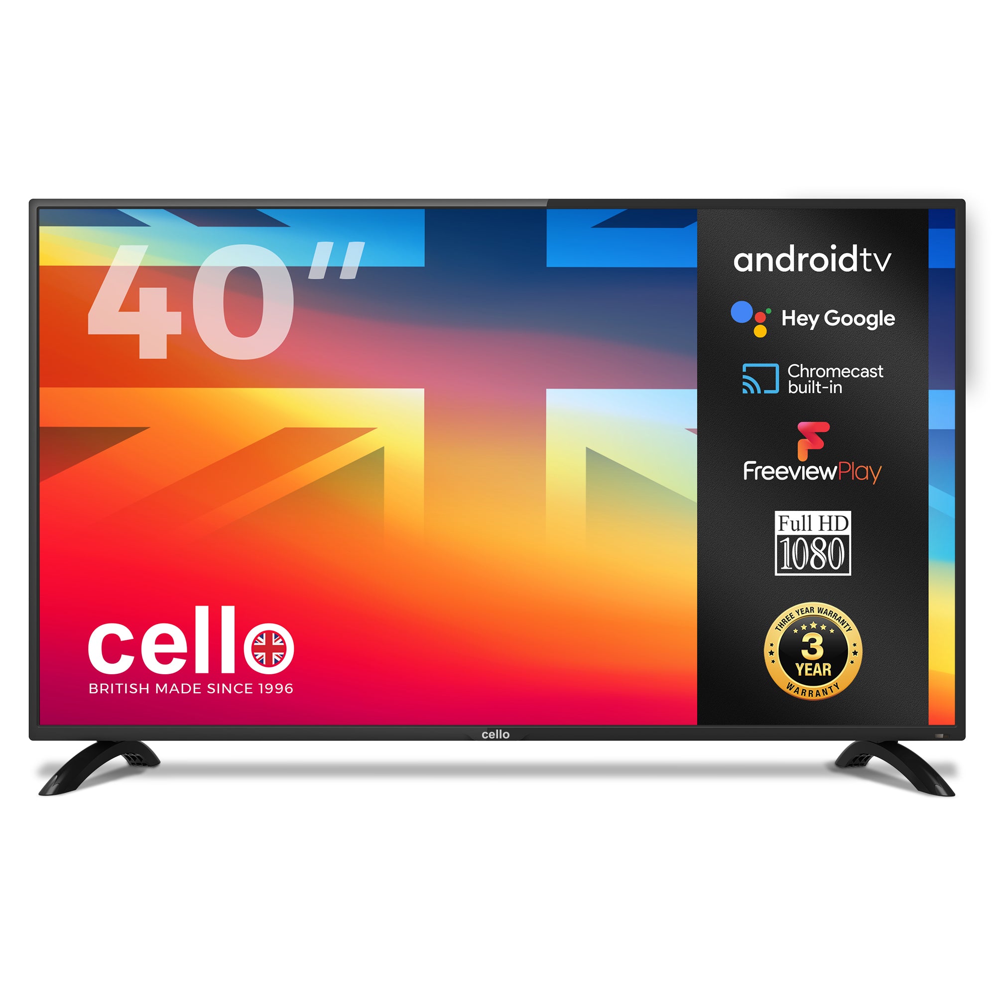 Google TV 40インチ FPD 40-inch Google TV Smart OS 2025 Full HD 1080p HDR10 & Dolby