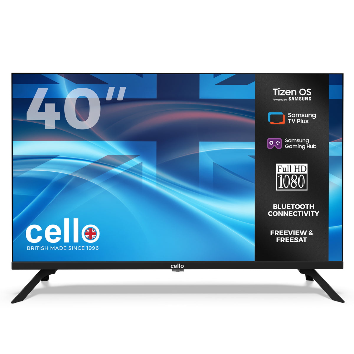 40" Smart Samsung Plus Full HD TV Frameless Bezel