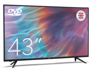 43" Full HD LED TV with DVD Player and Freeview T2 HD