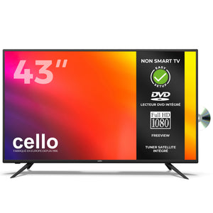 TV LED Full HD 43" avec lecteur DVD et TNT HD (FR)