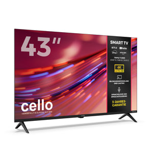 43 Zoll Smart Roku 4K UHD rahmenloser Fernseher mit Freely TV (DE)