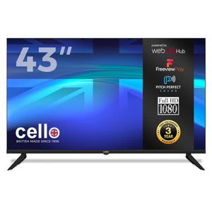 43″ Smart WebOS Full HD TV with Freeview Play and Frameless Bezel