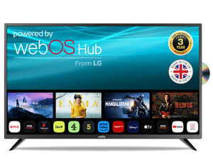 50″ Smart WebOS TV with integrated DVD Player & Freeview Play