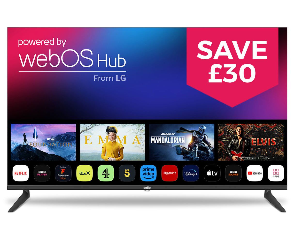 55" 4K Ultra HD WebOS Smart TV with Freeview Play