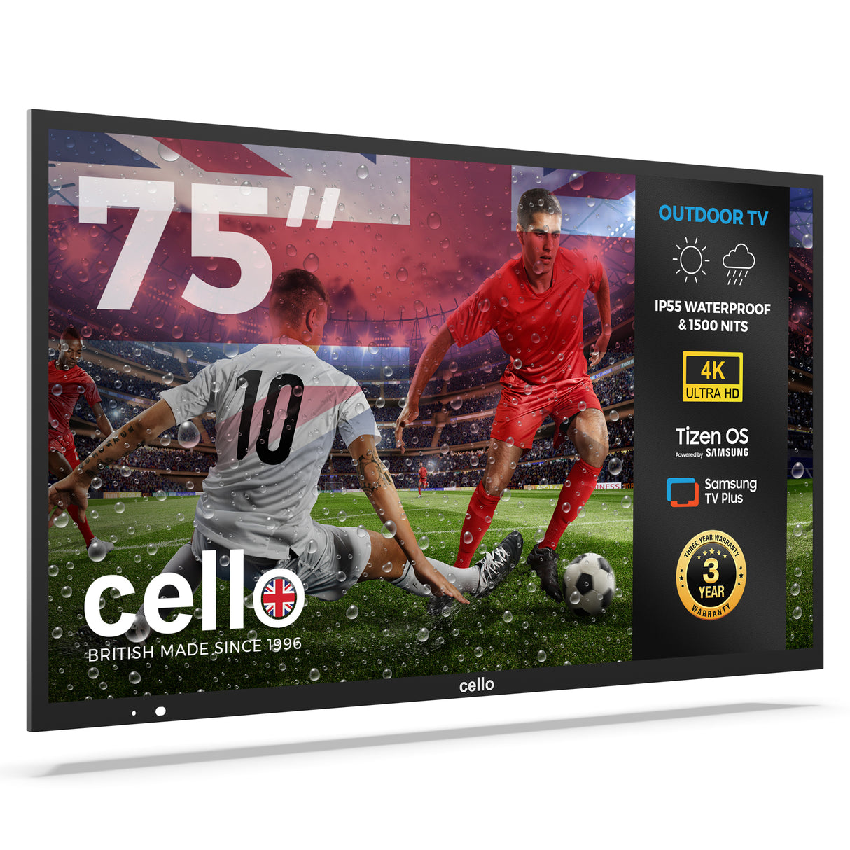 75 inch 4K UHD Smart Samsung Plus Outdoor TV