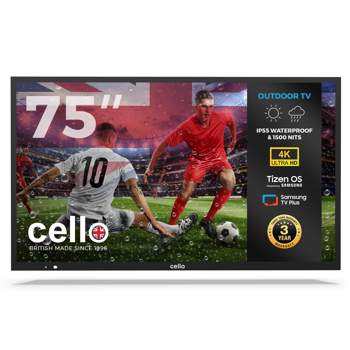 75 inch 4K UHD Smart Samsung Plus Outdoor TV