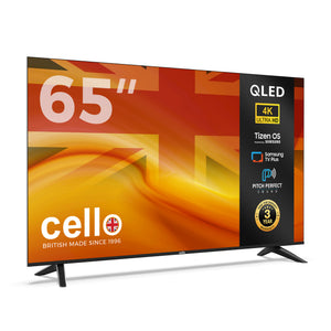 65 inch QLED 4K UHD Smart Samsung Plus TV with Frameless Bezel