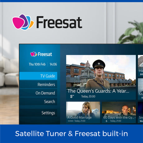 freesat with 32 inch smart webos tv