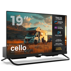 19 inch Smart Samsung Plus 12-Volt Traveller TV with Pitch Perfect Speakers (DE)