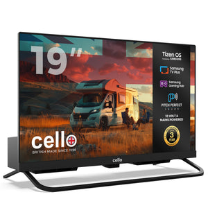 19 inch Smart Samsung Plus 12-Volt Traveller TV with Pitch Perfect Speakers