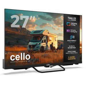 27 inch Smart Samsung Plus 12-Volt Traveller TV with Frameless Bezel (DE)