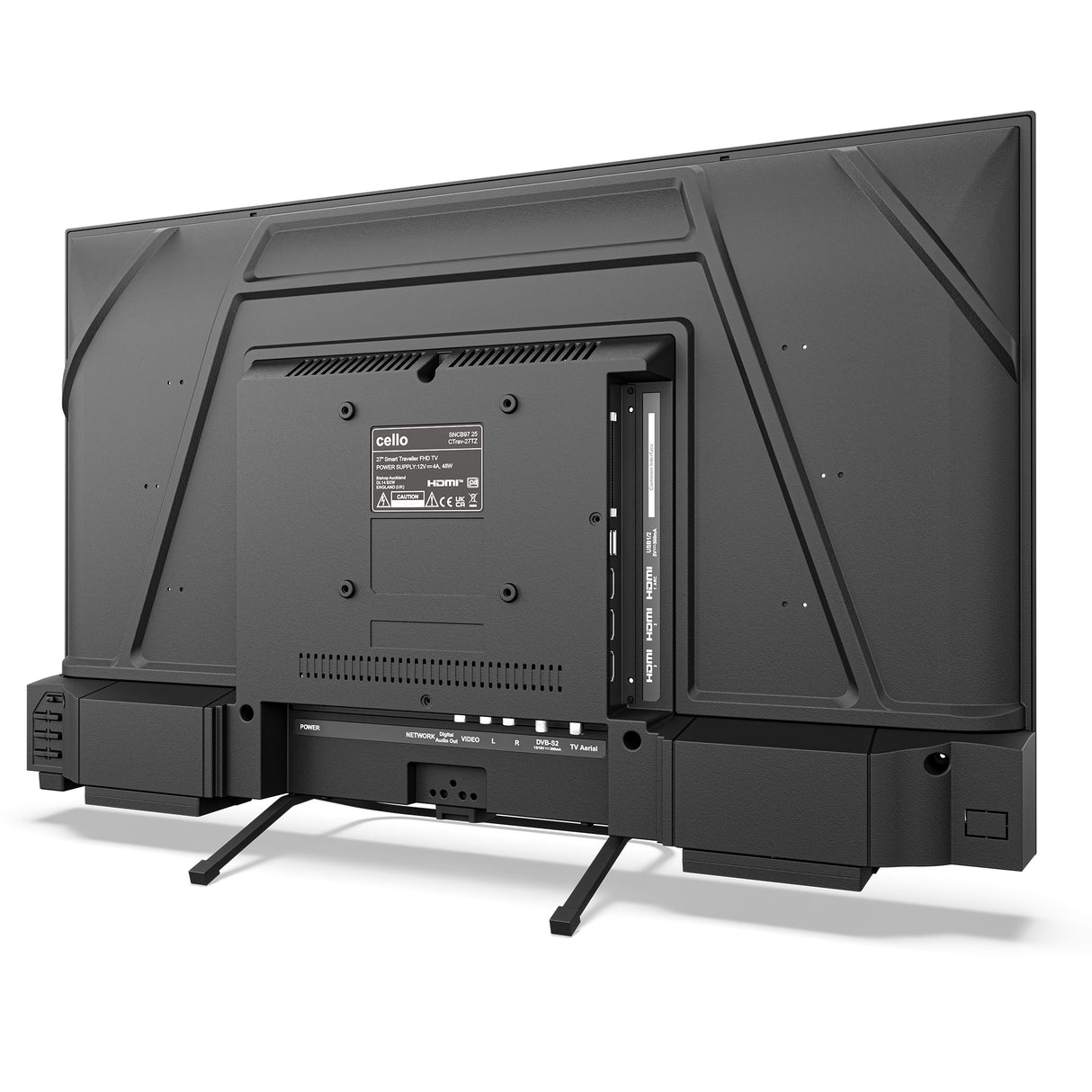 27 inch Smart Samsung Plus 12-Volt Traveller TV with Frameless Bezel