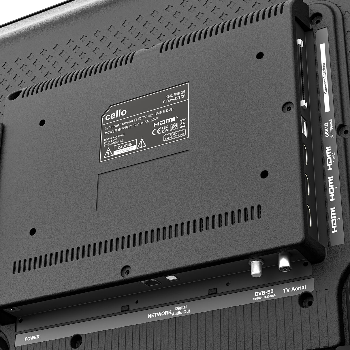 32 inch Smart Samsung Plus 12-Volt Traveller TV with DVD Player