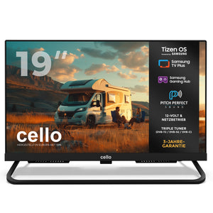 19 inch Smart Samsung Plus 12-Volt Traveller TV with Pitch Perfect Speakers (DE)
