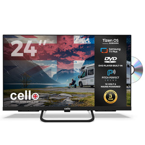 24 inch Smart Samsung Plus 12-Volt Traveller TV with DVD Player