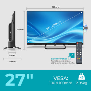 27 inch Smart Samsung Plus 12-Volt Traveller TV with DVD Player