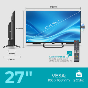 27 inch Smart Samsung Plus 12-Volt Traveller TV with DVD Player