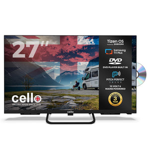 27 inch Smart Samsung Plus 12-Volt Traveller TV with DVD Player