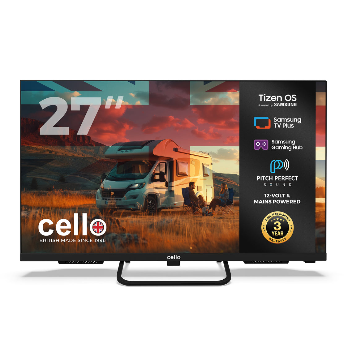 Caravan TV | Camping TV | Motorhome TV | Smart TV For Campervan – Cello ...