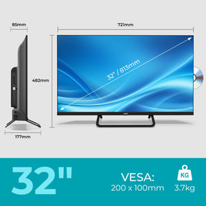 32 Zoll Smart Samsung Plus 12-Volt Traveller TV mit DVD-Player