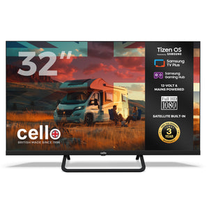 32 inch Smart Samsung Plus 12-Volt Traveller TV with Frameless Bezel